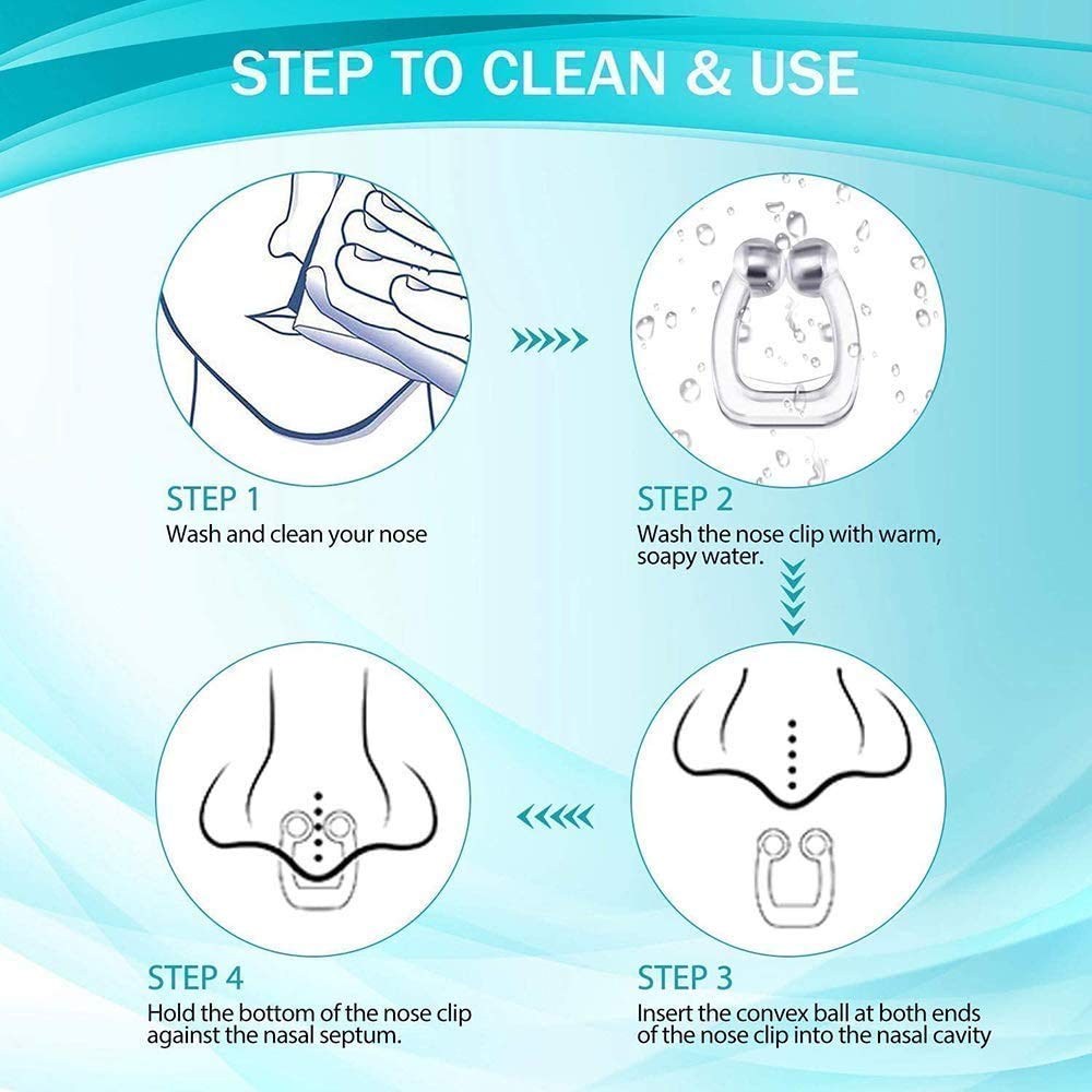 Anti Snoring Device for Men Women Magnetic Snoring Stopper Nose Clip Snore free Anti-snoring Device  (Nose Clip) product detail 2