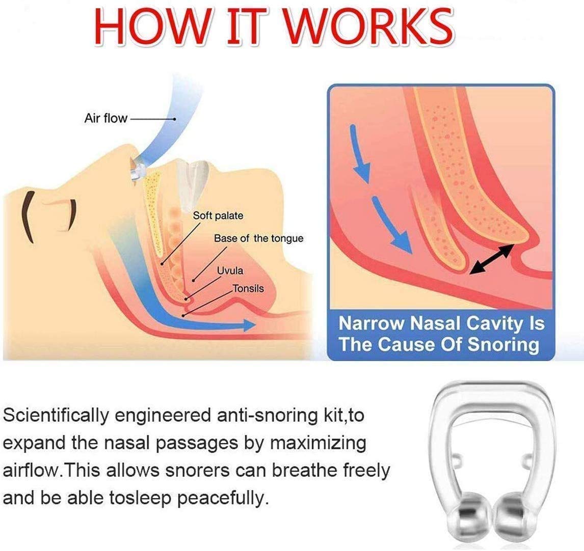 Anti Snoring Device for Men Women Magnetic Snoring Stopper Nose Clip Snore free Anti-snoring Device  (Nose Clip) product detail 4