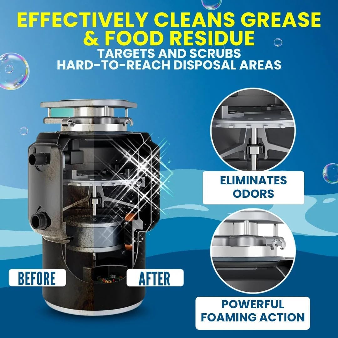 Foaming Drain Cleaning Tablets for Sink, Pipes & Disposal product detail 3