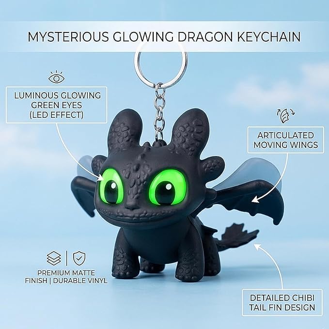 Dragon Keychain Toy with LED Eyes product detail 3