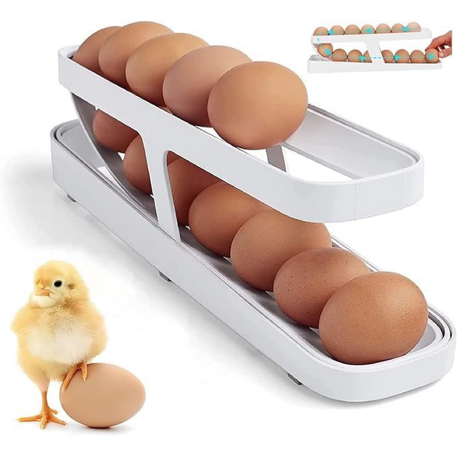 Automatic 2-Tier Rolling Egg Dispenser product detail 3