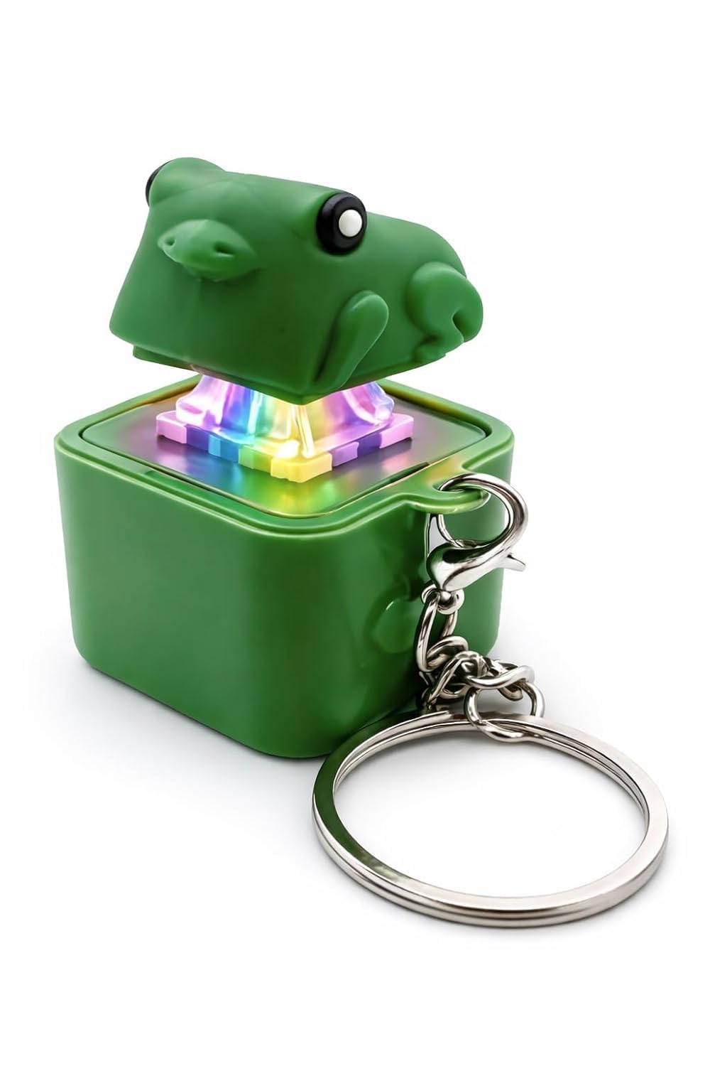 Frog Croaking Fidget Toy Keychain product detail 3